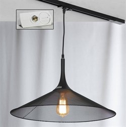 Lussole LOFT Металл Черный /  Металл трековый светильник однофазный E27 60W LSP-9813-TAW - фото 112236