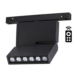Novotech 358628 SHINO NT21 000 черный Трековый низковольтный св-к диммируемый с ДУ, со сменой цв.температуры IP20 LED 3000~6500К 12W 48V FLUM 358628 - фото 112282