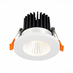 ST LUCE  ST704.548.10 Св-к встр. Белый LED 1*10W 4000K 900Lm Ra>90 38о IP20 D80xH60 170-240V ST704.548.10 - фото 112788