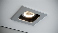 Quest Light Светильник встраиваемый, поворотный, алюминий с черной вставкой, под лампу GU10, IP20 SHELL 1 LD alu/black SHELL 1 LD alu/black - фото 112798