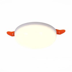 ST Luce ST700.538.08 Светильник встраиваемый Белый LED 1*8W 3000K 690Lm Ra80 180° IP44 D90xH20 85-265V ST700.538.08 - фото 112829