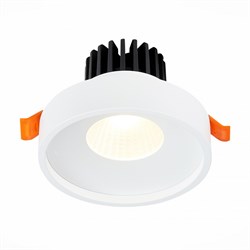ST LUCE  ST751.538.10 Св-к встр. Белый LED 1*10W 3000K 750Lm Ra>90 38о IP20 D100xH75 170-240V ST751.538.10 - фото 112934