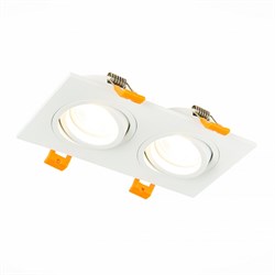 ST LUCE  ST251.508.02 Св-к встр. Белый GU10 2*50W IP20 L170xW92xH27 220V Без ламп ST251.508.02 - фото 112937