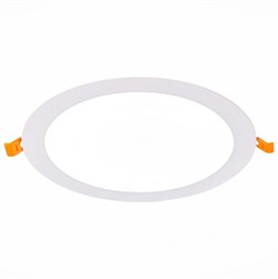 ST Luce ST209.548.18 Светильник встраиваемый Белый LED 1*18W 4000K 1 350Lm Ra80 110° IP20 D225xH8 90-265V ST209.548.18 - фото 112947