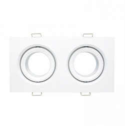 ST LUCE ST255.528.02 Св-к встр. Белый GU10 2*50W  IP65 L180xW90xH40 220V Без ламп ST255.528.02 - фото 112974