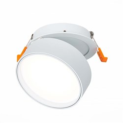 ST LUCE  ST651.548.14 Встраиваемый поворотный светильник Белый LED 1*14W 4000K 1 100Lm Ra>90 120о IP20 D105xH68 170-240VV ST651.548.14 - фото 112988