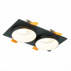 ST LUCE  ST206.428.02 Св-к встр. Черный GU10 2*50W IP20 L175xW92xH38 220V Без ламп ST206.428.02 - фото 113004