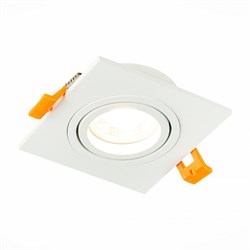 ST LUCE  ST251.508.01 Св-к встр. Белый GU10 1*50W IP20 L92xW92xH27 220V Без ламп ST251.508.01 - фото 113041