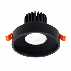 ST LUCE  ST751.448.10 Св-к встр. Черный LED 1*10W 4000K 750Lm Ra>90 38о IP20 D100xH75 170-240V ST751.448.10 - фото 113064