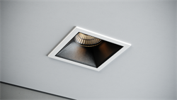 Quest Light Светильник встраиваемый, белый с черным, под лампу GU10, IP20 HOTSPOT Rise 01 white HOTSPOT Rise 01 white/black - фото 113072