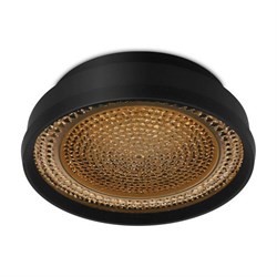 Ambrella Встраиваемый точечный светильник TN348 SBK/TI черный песок/янтарь GU5.3 D85*45 TN348 - фото 113128