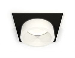 Ambrella Комплект встраиваемого светильника с акрилом XC6521065 SBK/FR черный песок/белый матовый MR16 GU5.3 (C6521, N6248) XC6521065 - фото 113158