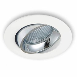 Citilux CLD001NW1 Альфа Светильник встраиваемый Белый+Хром  LED 7W*3500K CLD001NW1 - фото 113245