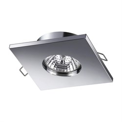 Novotech 370806 SPOT NT22 хром Светильник встраиваемый влагозащищенный IP44 GU10 50W 220V AQUA 370806 - фото 113316