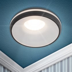 ЭРА Встраиваемый светильник декоративный ЭРА DK100 BK MR16 GU5.3 черный Б0055589 - фото 113406