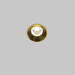 Maytoni Встраиваемый светильник Round 4000K 7W 60° Латунь DL058-7W4K-TRS-BS - фото 113414