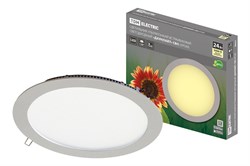 TDM Светильник ультратонкий встраиваемый светодиодный "Даунлайт" СВО (хром) 24 Вт 3000К SQ0329-0103 - фото 113463