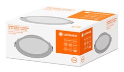 Osram Светильник Downlight встраиваемый светодиодный LED 25Вт 220-240В IP44 белый 2370лм 4000К 4058075091511 - фото 113540