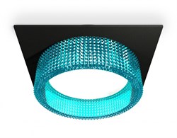 Ambrella Комплект встраиваемого светильника XC8062033 SBK/BL черный песок/голубой GX53 (C8062, N8488) XC8062033 - фото 113590