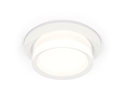 Ambrella Комплект встраиваемого светильника с акрилом XC6512063 SWH/FR/CL белый песок/белый матовый/прозрачный MR16 GU5.3 (C6512, N6241) XC6512063 - фото 113638