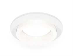 Ambrella Комплект встраиваемого светильника с акрилом XC6512065 SWH/FR белый песок/белый матовый MR16 GU5.3 (C6512, N6245) XC6512065 - фото 113654