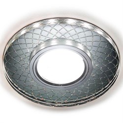 Ambrella Встраиваемый точечный светильник со светодиодной лентой S173 CL/CH хром/прозрачный MR16+3W(LED WHITE) S173 CL/CH - фото 113668