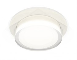 Ambrella Комплект встраиваемого светильника с акрилом XC7621043 SWH/FR/CL белый песок/белый матовый/прозрачный MR16 GU5.3 (C7621, N7160) XC7621043 - фото 113730