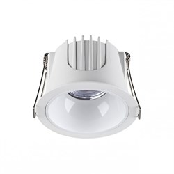 Novotech 358690 SPOT NT21 207 белый Светильник встраиваемый светодиодный IP20 LED 4000К 10W 100-265V KNOF 358690 - фото 113758