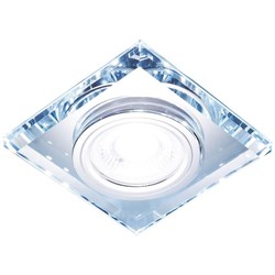 Ambrella Встраиваемый точечный светильник со светодиодной лентой S215 CL хром/прозрачный /MR16+3W(LED COLD) S215 CL - фото 113795