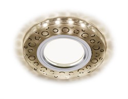 Ambrella Встраиваемый точечный светильник со светодиодной лентой S218 WH/CH/WA матовый/хром/MR16+3W(LED WARM) S218 WH/CH/WA - фото 113823