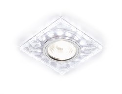 Ambrella Встраиваемый точечный светильник со светодиодной лентой S234 W/CH/WH белый/серебро/MR16+3W(LED WHITE) S234 W/CH/WH - фото 113898