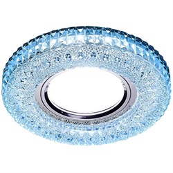 Ambrella Встраиваемый точечный светильник со светодиодной лентой S271 CL/CLD хром/прозрачный MR16+3W(LED COLD) S271 CL/CLD - фото 114028