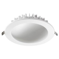 Novotech 358277 NT19 000 белый Встраиваемый светильник IP20 LED 4000K 20W 100-240V GESSO 358277 - фото 114059