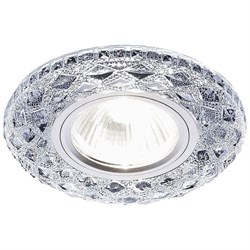 Ambrella Встраиваемый точечный светильник со светодиодной лентой S288 CH хром/прозрачный/MR16+3W(LED WHITE) S288 CH - фото 114089