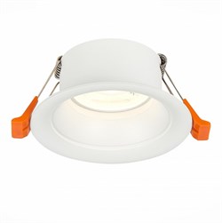 ST Luce ST200.508.01 Светильник встраиваемый Мат. белый GU10 1*50W D89xH40 220V Без ламп ST200.508.01 - фото 114148