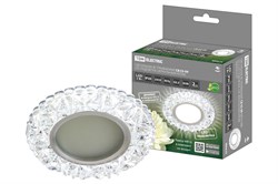 TDM Светильник встраиваемый СВ 03-09 MR16 50Вт G5.3 LED подсветка 3 Вт зеркальный/хром SQ0359-0137 - фото 114153