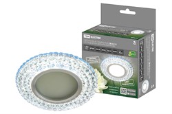 TDM Светильник встраиваемый СВ 03-12 MR16 50Вт G5.3 LED подсветка 3 Вт зеркальный/хром SQ0359-0141 - фото 114190