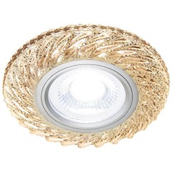 Ambrella Встраиваемый точечный светильник со светодиодной лентой S295 CH/WR хром/прозрачный хрусталь/MR16+3W(LED WARM 3000K) S295 CH/WR - фото 114205