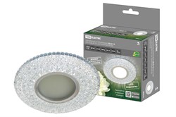 TDM Светильник встраиваемый СВ 03-15 MR16 50Вт G5.3 LED подсветка 3 Вт зеркальный/хром SQ0359-0145 - фото 114238