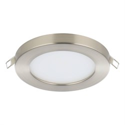 Eglo 900936 Встраиваемый светильник FUEVA FLEX, 5,5W (LED), 4000K, 700lm, Ø117, H2, алюминий, матовый ник 900936 - фото 114344