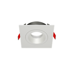 Varton Рамка для модульного светильника FLEX 50 09 квадратная встраиваемая 110х110х45мм RAL9010 поворотная V1-R0-00435-10004-2000000 - фото 114388