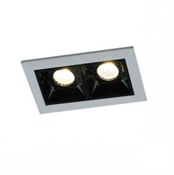 Arte Lamp GRILL Встраиваемый точечный светильник 4,45*74,5*3,46 A3153PL-2BK - фото 114582