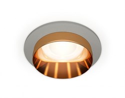 Ambrella Комплект встраиваемого светильника XC6514024 SGR/PYG серый песок/золото желтое полированное MR16 GU5.3 (C6514, N6134) XC6514024 - фото 114590