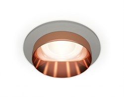 Ambrella Комплект встраиваемого светильника XC6514025 SGR/PPG серый песок/золото розовое полированное MR16 GU5.3 (C6514, N6135) XC6514025 - фото 114599