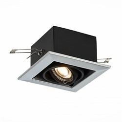 ST Luce ST250.148.01 Светильник встраиваемый Черный GU10 1*50W L126xW126xH70 220V Без ламп ST250.148.01 - фото 114649