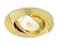 Ambrella Встраиваемый точечный светильник 722 GD золото MR16 722 GD - фото 114667