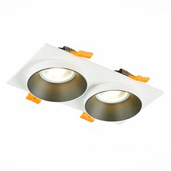 ST LUCE  ST206.528.02 Св-к встр. Белый GU10 2*50W IP20 L175xW92xH38 220V Без ламп ST206.528.02 - фото 114825