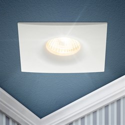 ЭРА Встраиваемый светильник алюминиевый KL104 WH MR16 GU5.3 белый Б0059793 - фото 114863