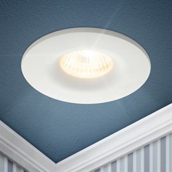 ЭРА Встраиваемый светильник алюминиевый KL105 WH MR16 GU5.3 белый Б0059791 - фото 114932