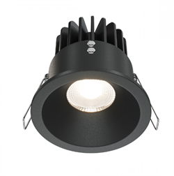 Maytoni Встраиваемый светильник Zoom 4000K 1x12Вт 60° IP 65 DL034-L12W4K-B - фото 114960